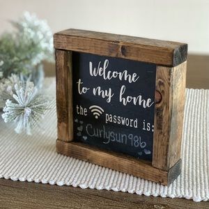 1210 Rustics | WiFi Chalkboard Sign